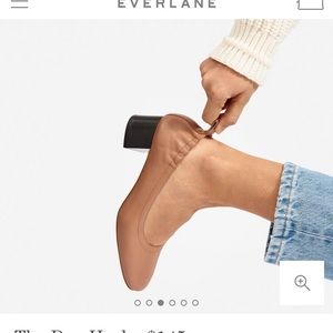 Everlane pecan brown day heel